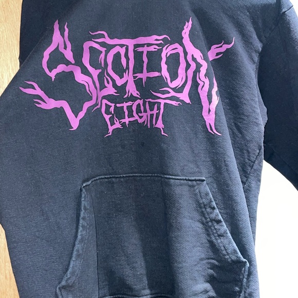 Other - Black and purple Section Eight hoodie